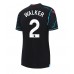 Manchester City Kyle Walker #2 Tredjedrakt Dame 2023-24 Korte ermer